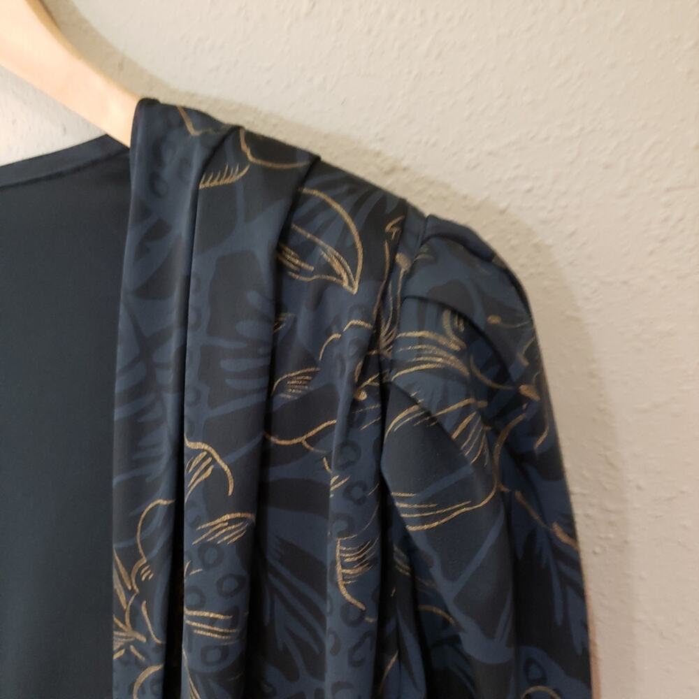 Vintage 80s Slip Dress Jacket Co-ord Set Size 14 - Picture 4 of 12